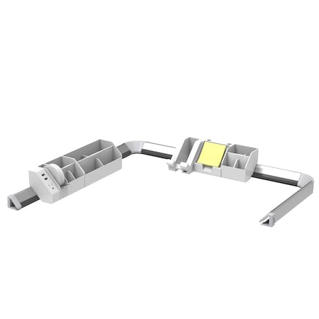 Bostitch 14-Piece Konnect Desktop Organizer + Cable Management Kit KT-CKIT4-WHITE